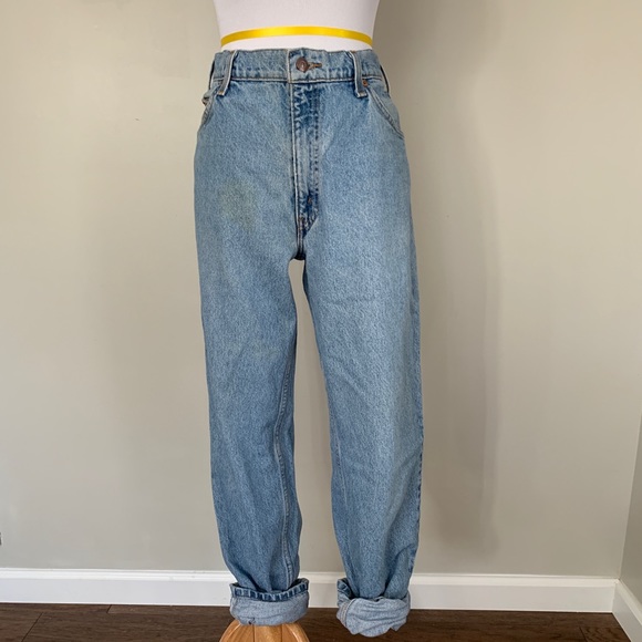 Levi's Denim - Vintage Levi's 550 Orange Tab Light Blue 28 29